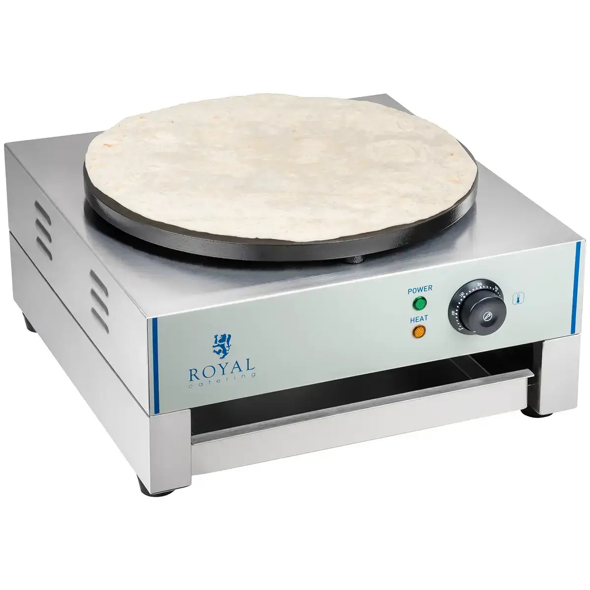 Crêpière électrique professionnelle 40 cm en inox à louer chez Funny Gonfle dans le Haut-Rhin — vignette 2