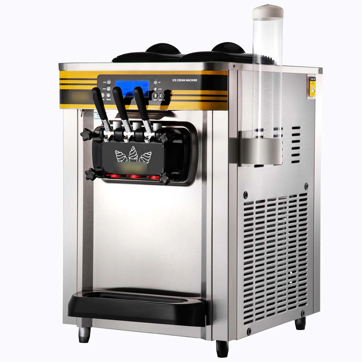 Machine à glace à l'italienne professionnelle 3 saveurs à louer chez Funny Gonfle dans le Haut-Rhin — vignette 4