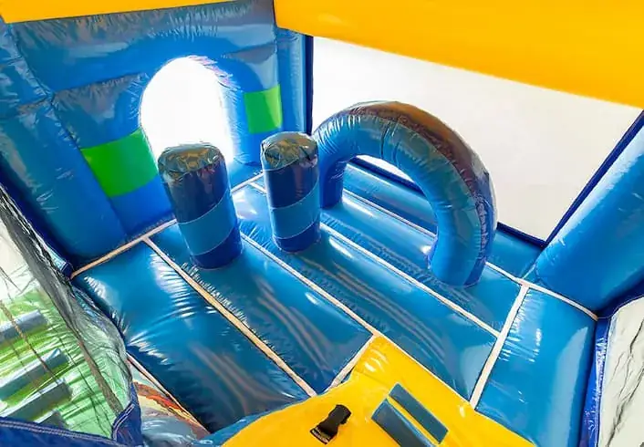 Château gonflable multiactivités Monde Marin XL avec toboggan, en location dans le Haut-Rhin — vignette 6